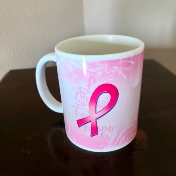 Other - Breast Cancer Survivor Mug, Pink & White